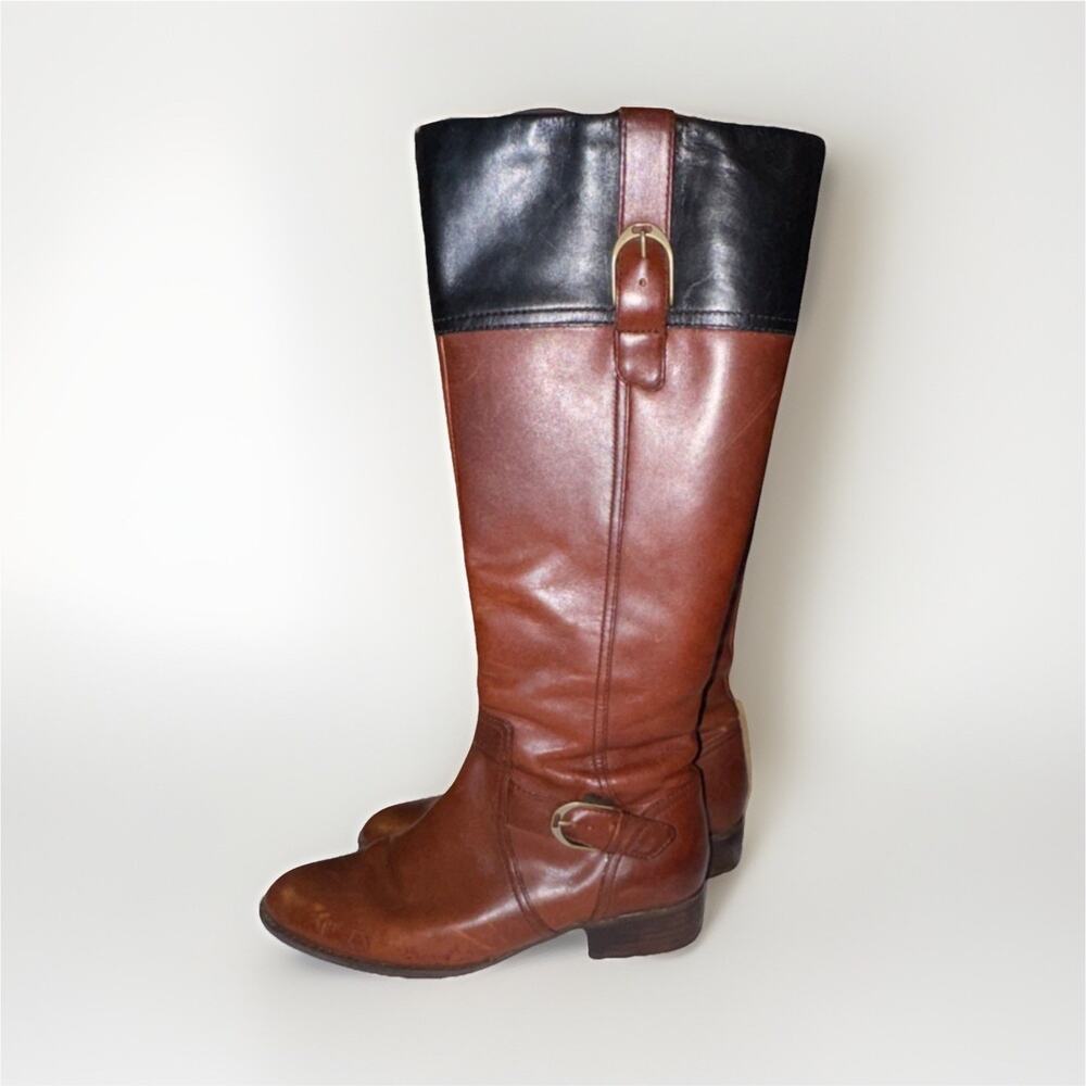 Ariat York Brown Black‎ Leather Knee High Riding Boot Women’s US 5.5 equestrian